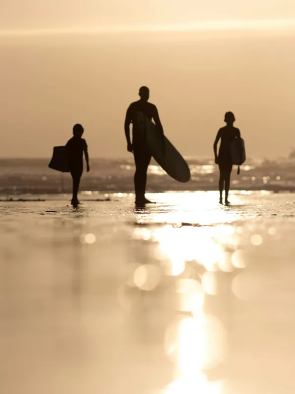Surfing lessons at Playa Caracol