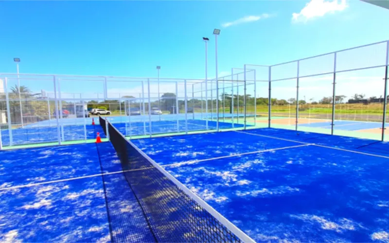 padel court at playa caracol