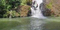 Rappelling at Filipinas Waterfall